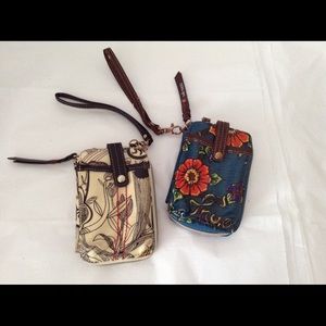 (2) Sakroots Wallets, Size 6" x 4".